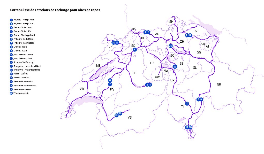 Carte bornes MOVE