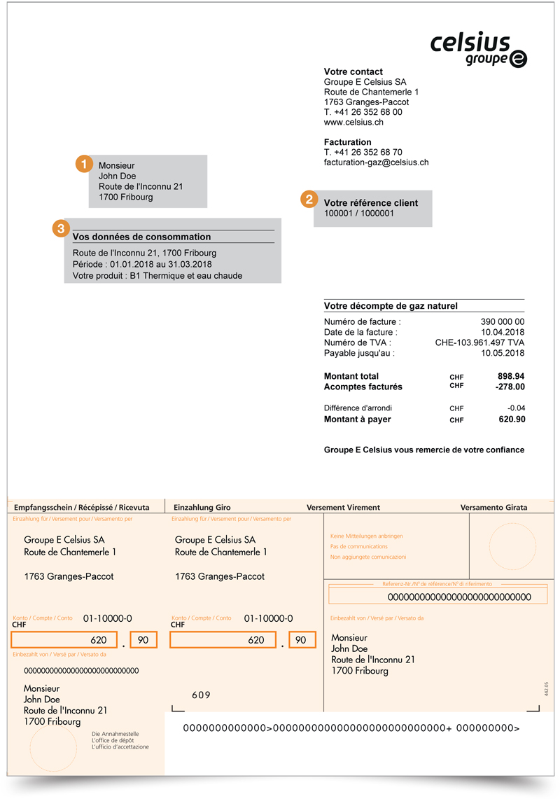 ma facture de gaz naturel groupe