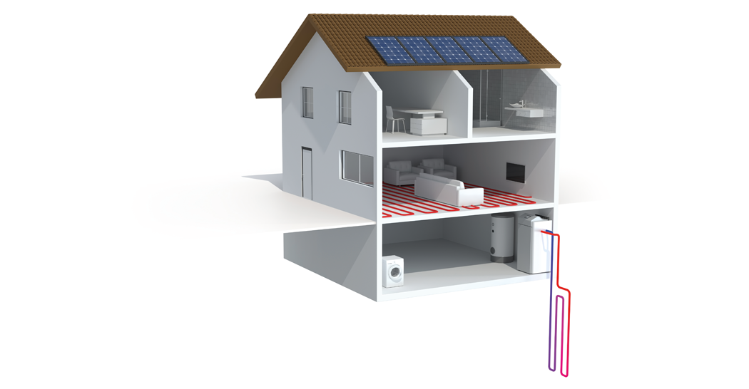 schéma de fonctionnement d'une pompe à chaleur