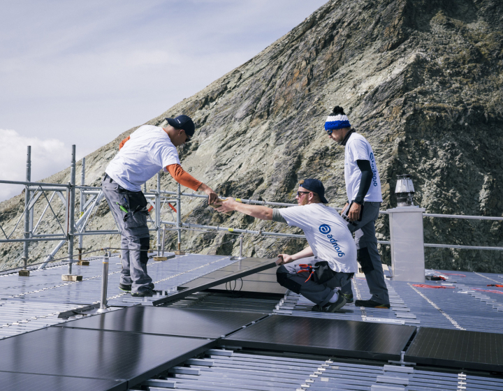 Cabane de Tracuit, le chantier avance