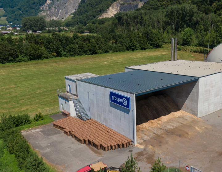 Centrale de chauffage à distance Groupe E à Villeneuve