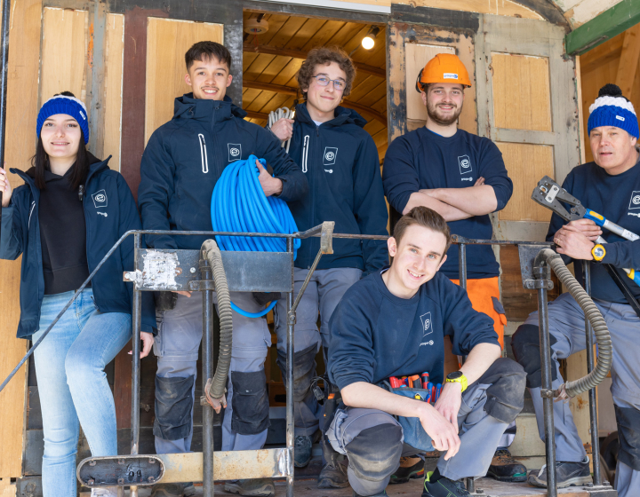 Un chantier extraordinaire avec des apprentis
