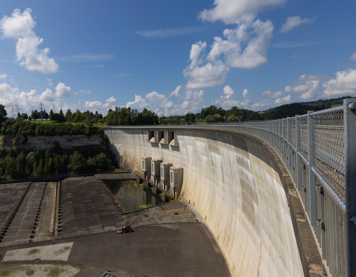 Barrage de Schiffenen, exploité par Groupe E