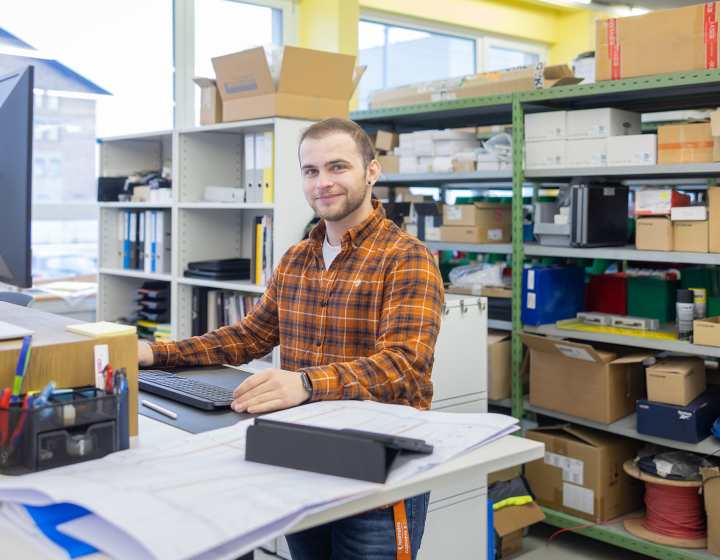 Portrait d'Andreas Tschabold, collaborateur de Groupe E