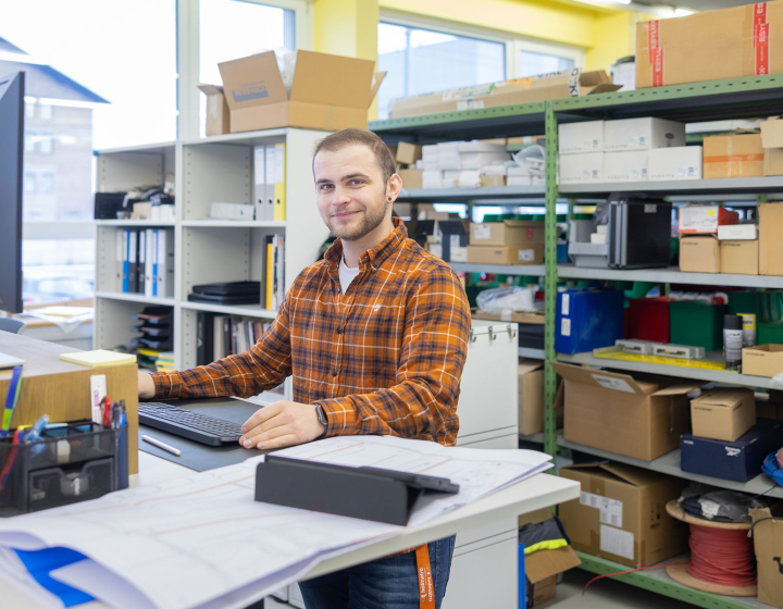 Portrait d'Andreas Tschabold, collaborateur de Groupe E