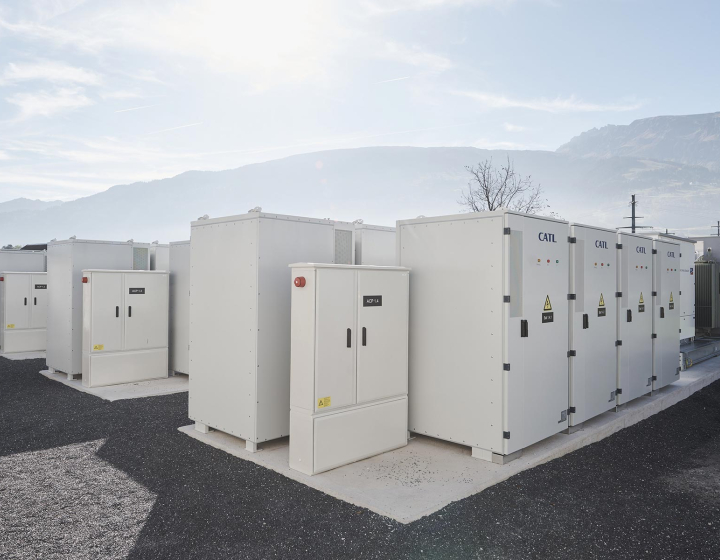 Foto einer Speicherbatterie