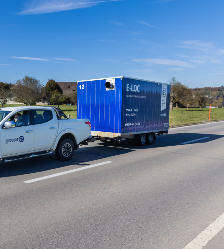 Mobile Heizungsanlage