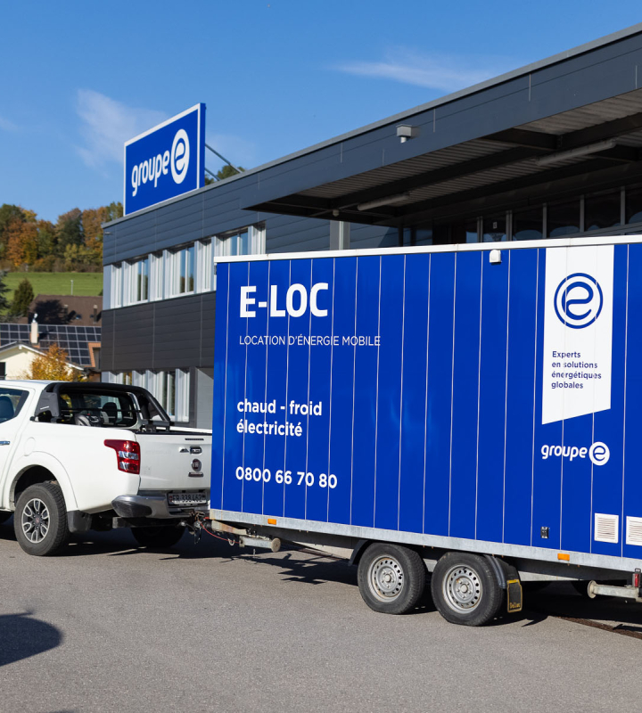 Chaufferie mobile de Groupe E