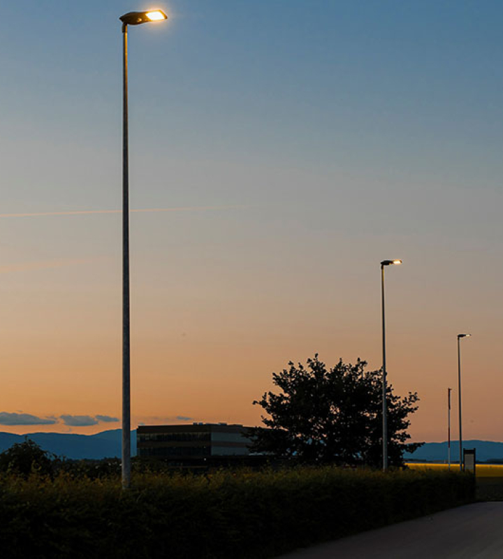Lampadaire pour l'éclairage public