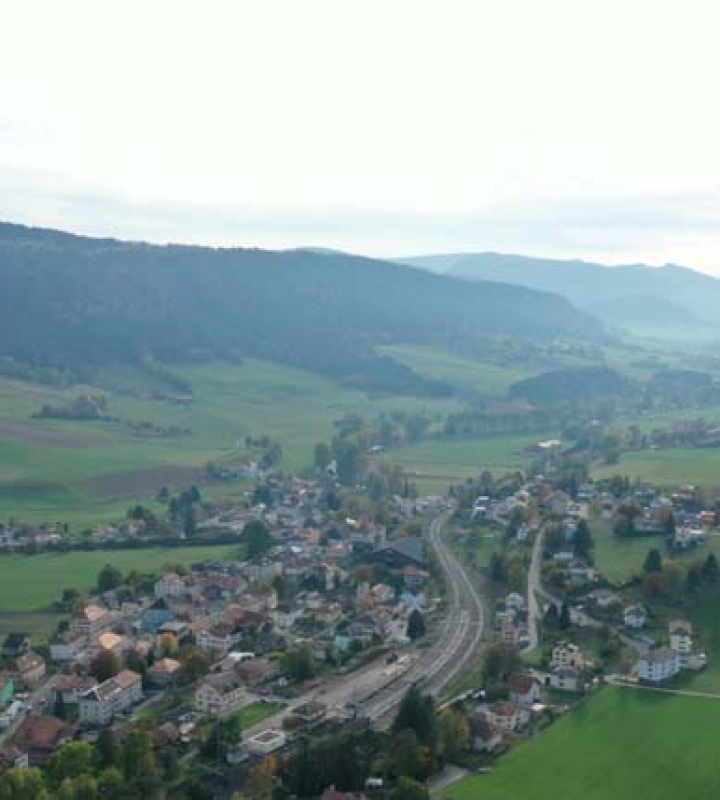 vue aérienne commune