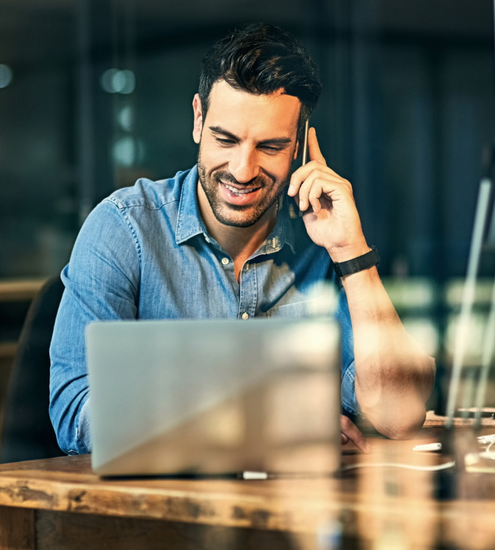 Client profitant de la téléphonie installée par Groupe E.