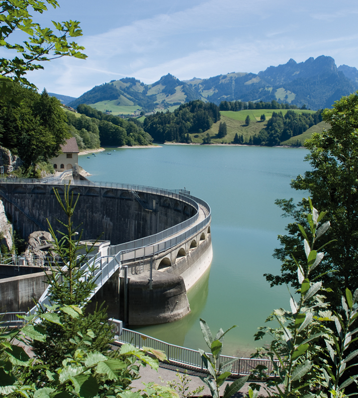 Staumauer Montsalvens