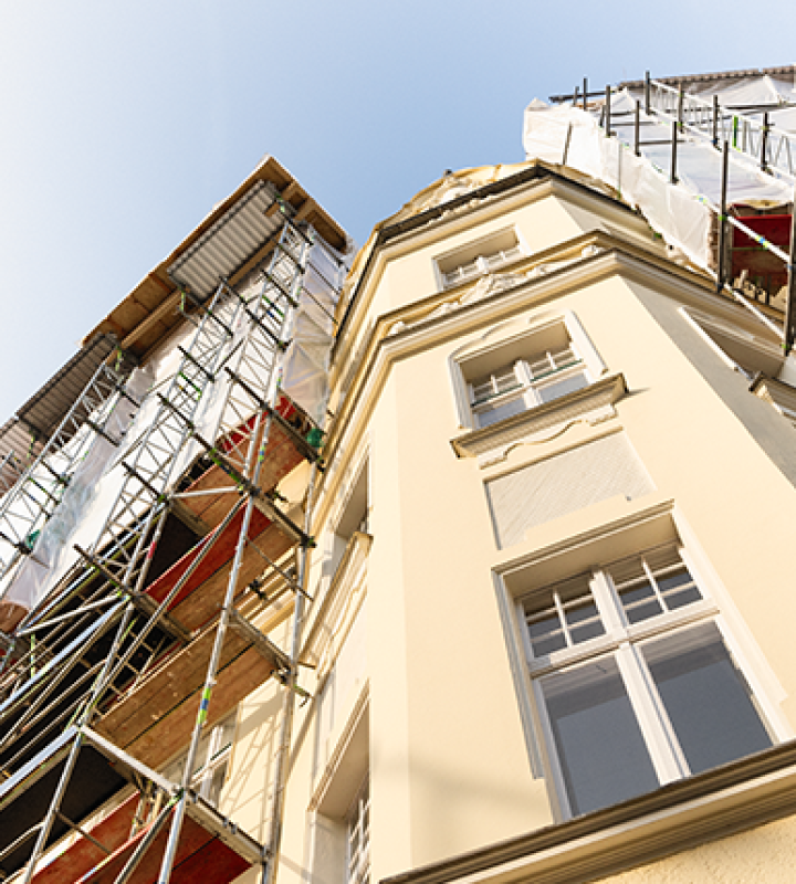 immeuble en rénovation
