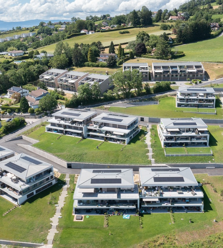 quartier résidentiel de Lutry