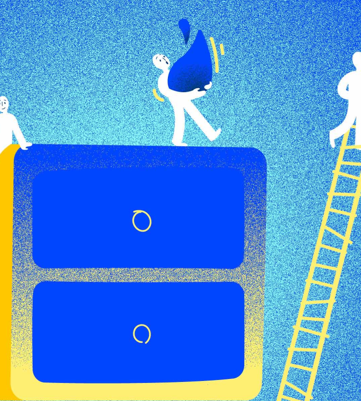 Illustration qui image les bons gestes en matière de consommation énergétique