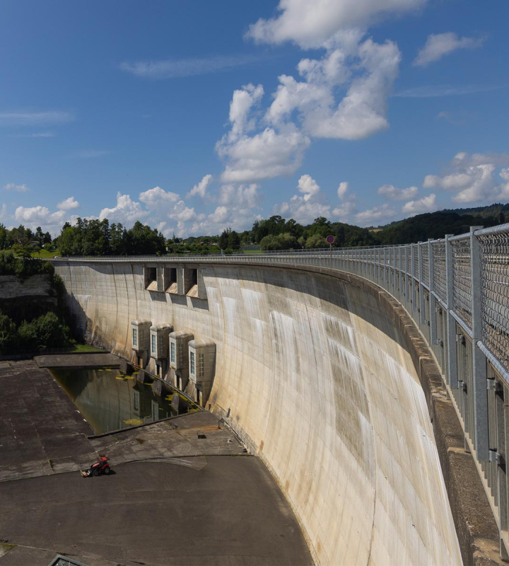 Barrage de Schiffenen, exploité par Groupe E