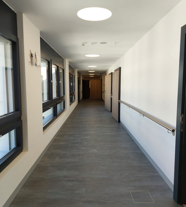 Couloir de l'EMS des Vergers à Aproz