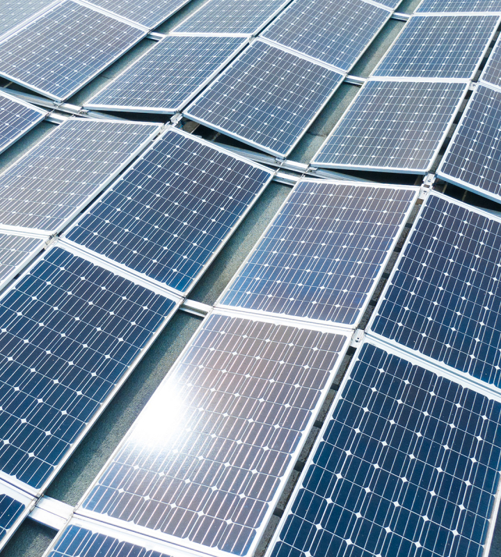 Panneaux photovoltaïque appartenant à Groupe E