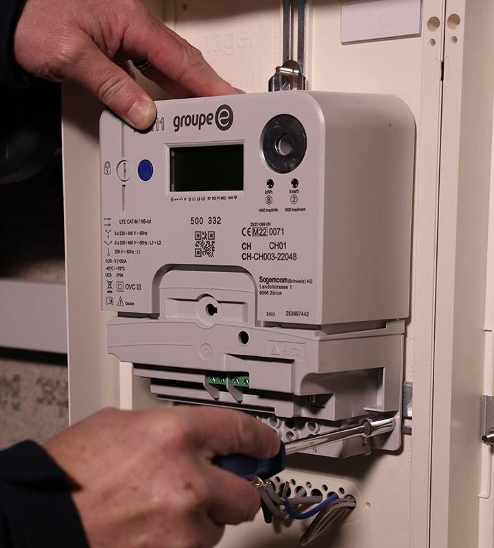 ein Smart Meter von Groupe E