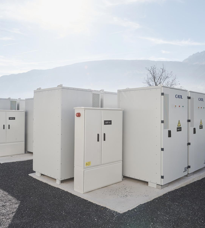 Foto einer Speicherbatterie