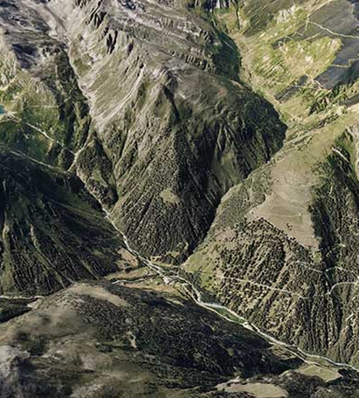 Computergrafik des Chummensee-Staudamms