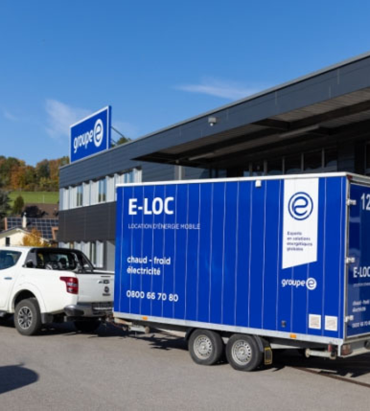 mobile Heizungsanlage von Groupe E