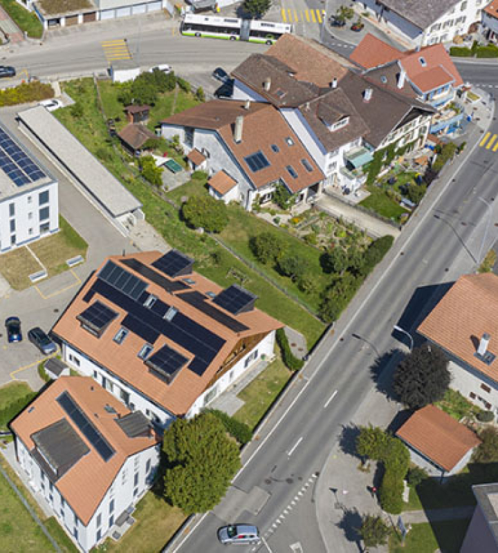 Solutions pour l'autoconsommation collective par Groupe E