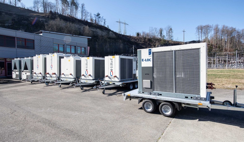 Mobile Heizungen und Kühlgruppen E-LOC