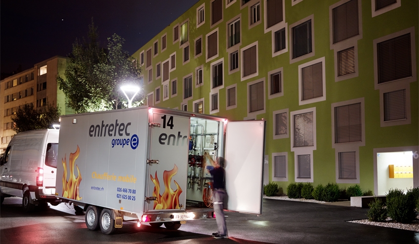 Mobile Heizungen und Kühlgruppen