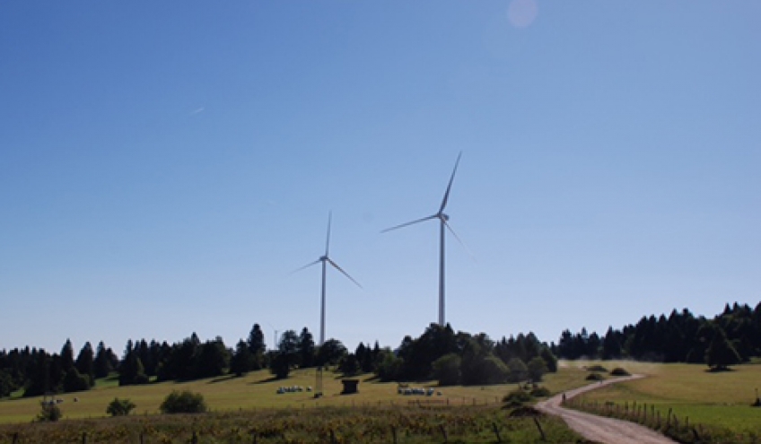 Parc éolien, production d'électricité éolienne pour les grands consommateurs