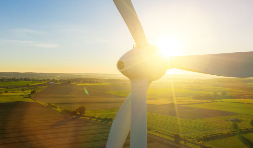Windenergie, eine unerschöpfliche Energiequelle, die von Groupe E bevorzugt wird