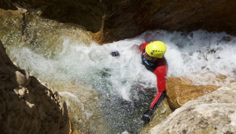 Canyoning dans l'Areuse