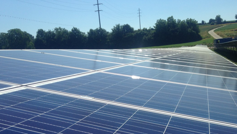 Solarpark der Groupe E in La Boverie