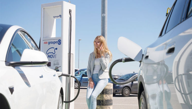 installations de bornes de recharge publiques par Groupe E