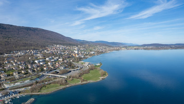 die Fernheizung Entre-deux-Lacs von Groupe E