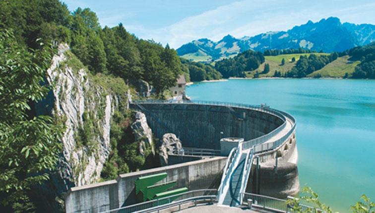 Strom, der grösstenteils aus nicht erneuerbaren Energiequellen stammt von Groupe E