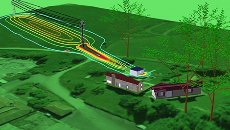mesures, simulations, blindage des champs électromagnétiques