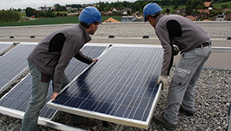 Solarpanel Installation