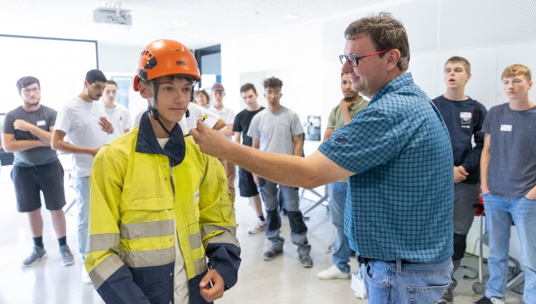 Apprentis au début de leurs apprentissages