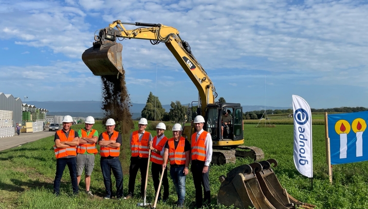 Der Bau der Fernheizung in Kerzers hat begonnen