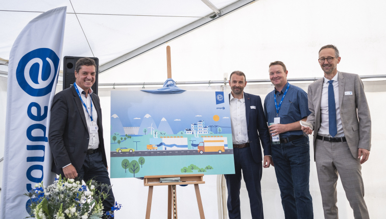 Groupe E inaugure son site de production d’hydrogène vert à Schiffenen