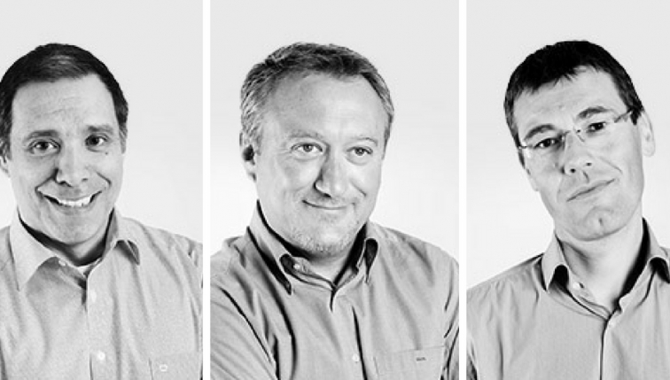 Le management de Cisel informatique: José Barbecho, Nicolas Roch-Neirey et Stéphane Delaquis