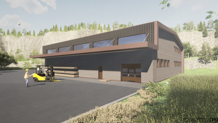 Groupe E construit un centre forestier à Hauterive