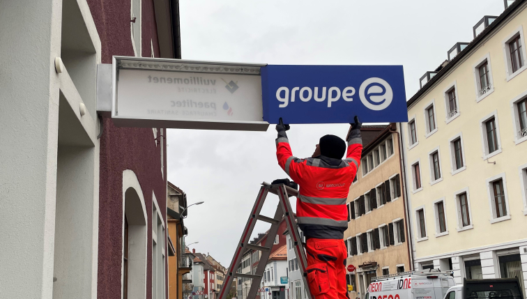 Markenwechsel Groupe E