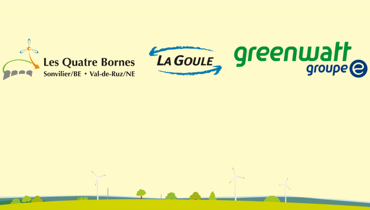Logos Quatre Bornes - la Goule - Greenwatt