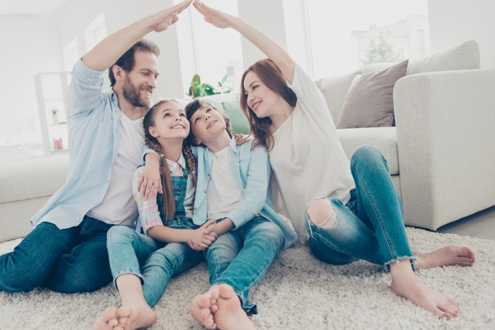 le plaisir d'être en famille
