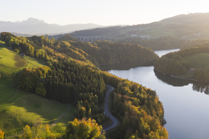 magnifique lac de la Gruyère