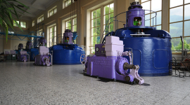 Intérieur de la centrale de Broc