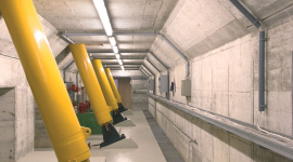 Intérieur de la centrale de Lessoc