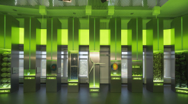 Intérieur de la visite d'Electrobroc